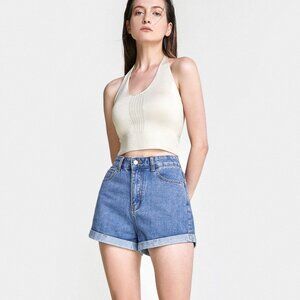 J.ING High Waist Denim Shorts